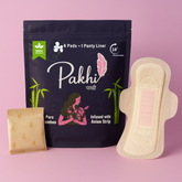 Pakhi Organic Bamboo Sanitary Pads XL with Anion Strip