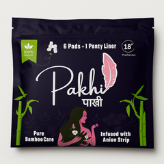 Pakhi Organic Bamboo Sanitary Pads XL with Anion Strip